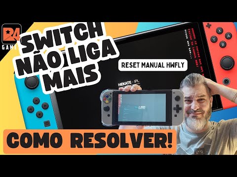 NINTENDO SWITCH NÃO LIGA | SWITCH NÃO DÁ BOOT | RESET HWFLY | COMO ATUALIZAR NINTENDO SWITCH