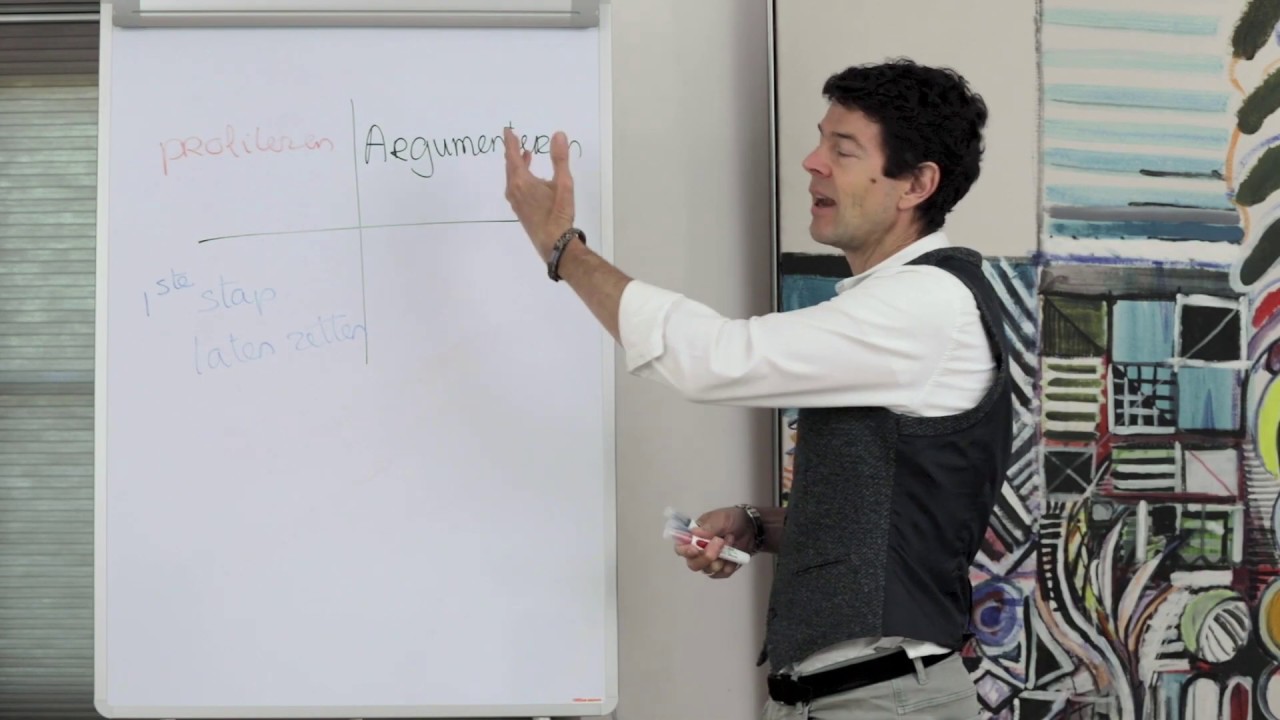Whiteboardsessie - Marc - Argumenteren is niet altijd de snelste weg naar een akkoord