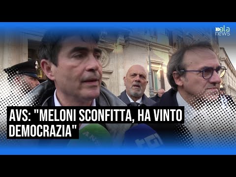 Video Referendum, AVS: Meloni sconfitta politicamente, ha vinto la democrazia