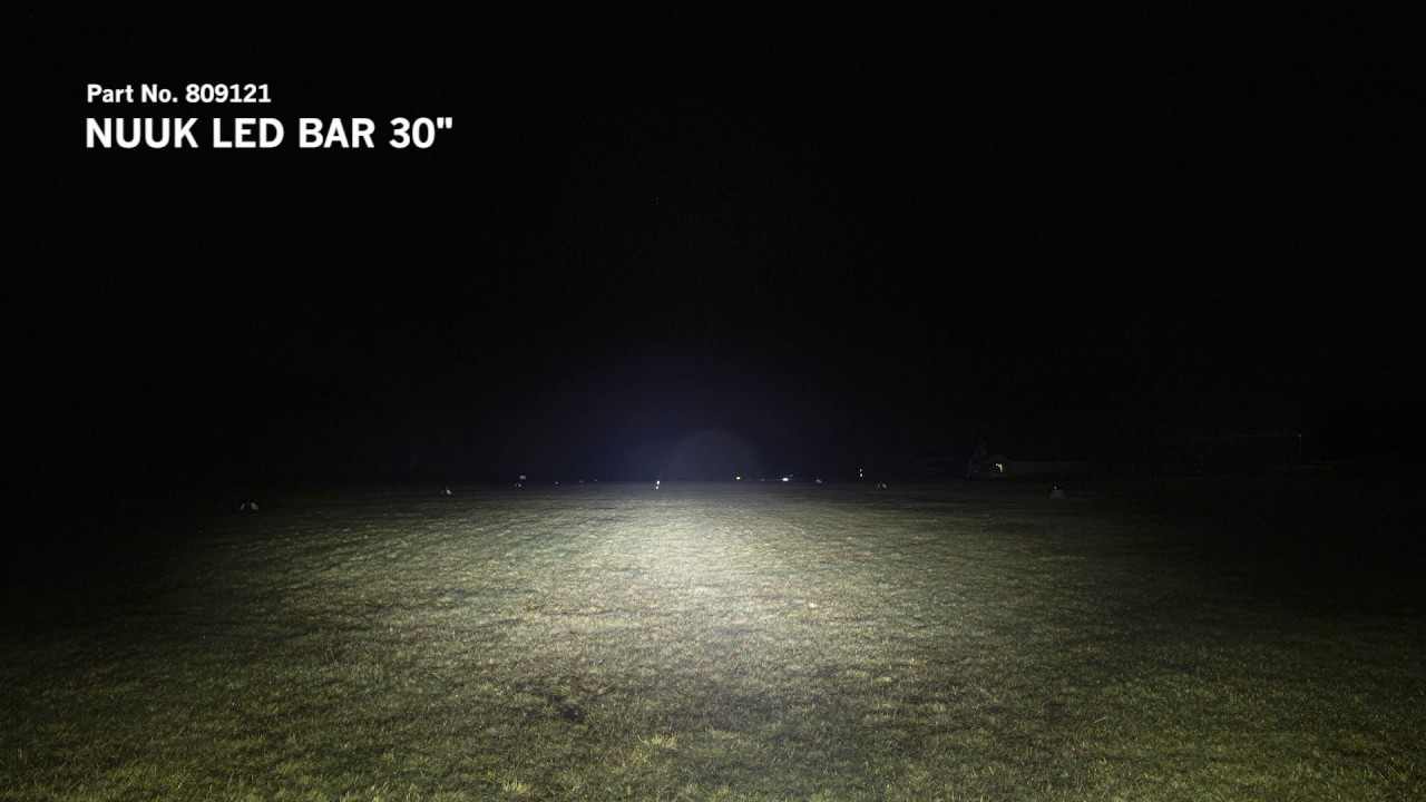 NUUK LED BAR LIGHTING BEAM PATTERNS - YouTube