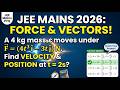 Mechanics: Newton's 2nd Law & Integration | JEE Physics Problem Solving