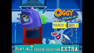 Oggy And The Cockroaches Volume 1 DVD Menu Walkthrough (Disc 1)