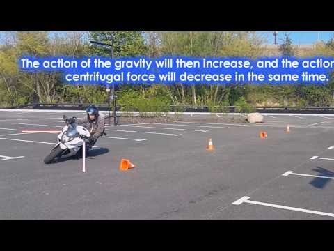 What is centrifugal force in motorcycle?