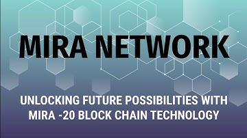 Unlocking Potential: Mira Coin & Lumira Stablecoin on Mira 20 Blockchain | Exploring Mira Network