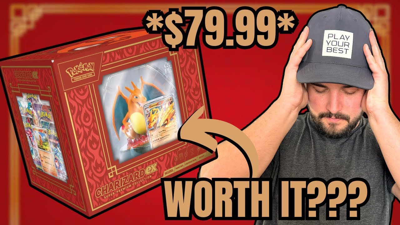 pokémon - trading card game: charizard ex super-premium collection Amazon.com: Pokémon TCG: Charizard ex Super-Premium Collection (3 Foil  Promo Cards, 1 Card-Display Figure & 10 Booster Packs) : Toys & Games