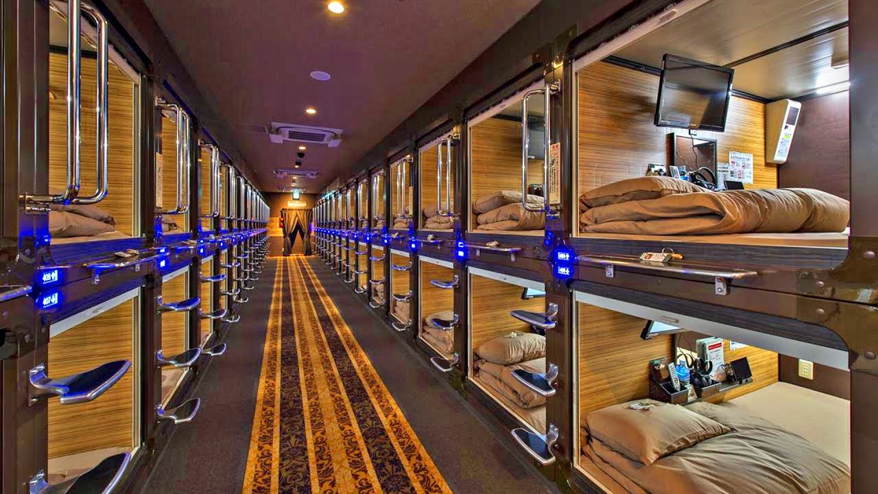 Tokyo Capsule Hotel - CAPSULE HOTEL ANSHIN OYADO SHINJUKU - YouTube