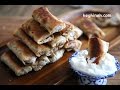 Lavash and Mushroom Vegetarian Egg Rolls - Heghineh Cooking Show