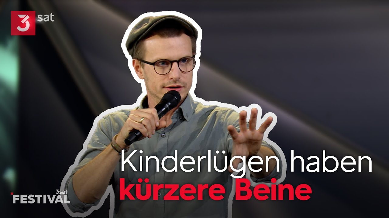 Hast du die Wand rot angemalt? Moritz Neumeier über die Lügen seiner Kinder | 3satFestival