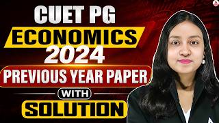 CUET PG Economics 2024 Previous Year Paper with Solution | Adda247 CUET PG Prep