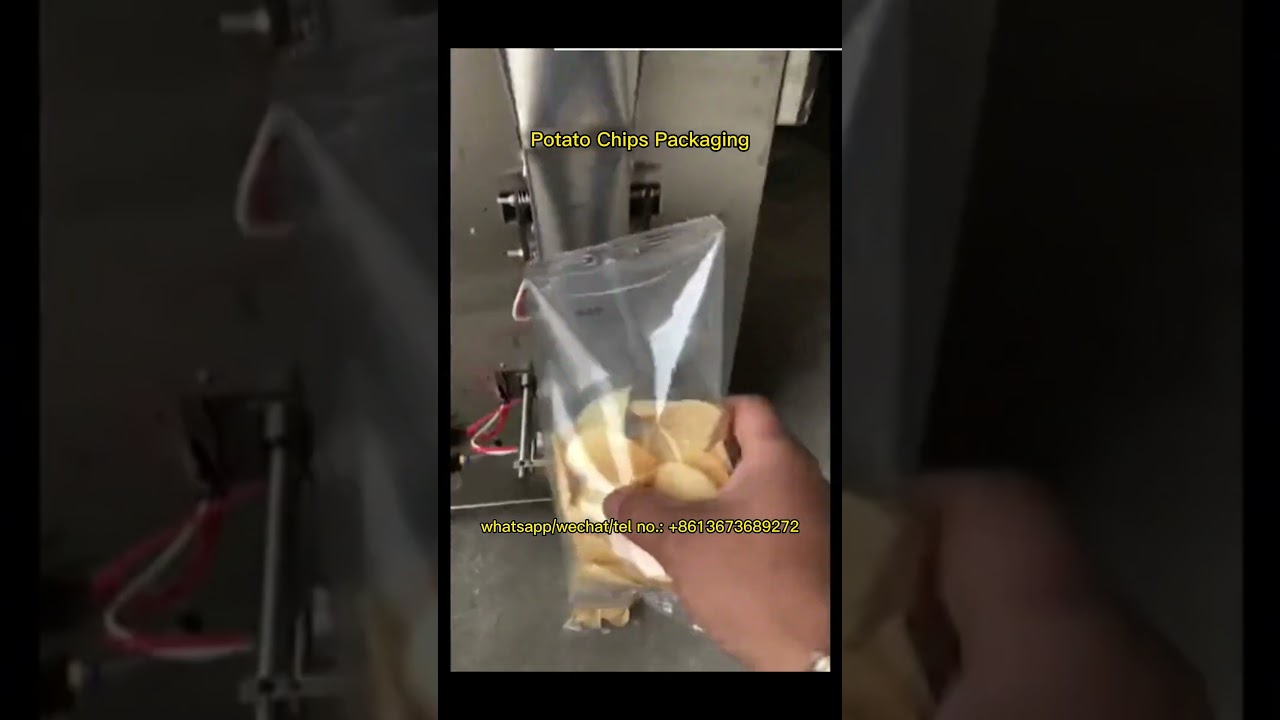 Crisp Perfection: Packaging Potato Chips with Precision! 🥔📦 Chips Packing Machine 