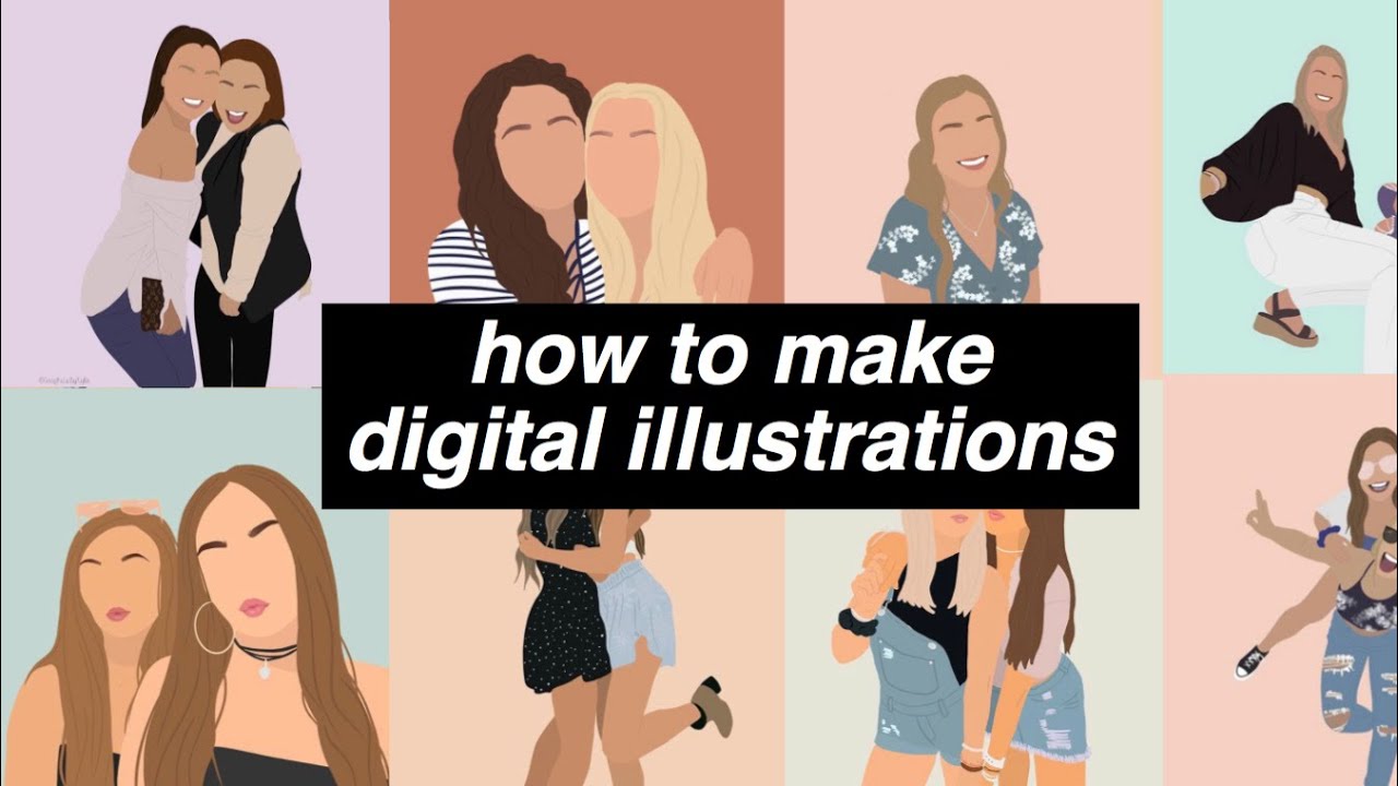 How To Make Digital Illustrations easy On IPhone YouTube How To Make Digital Illustrations easy On IPhone YouTube