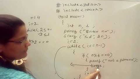 C Program  to check whether a number is  Prime or Not in  Hindi  Lec 19