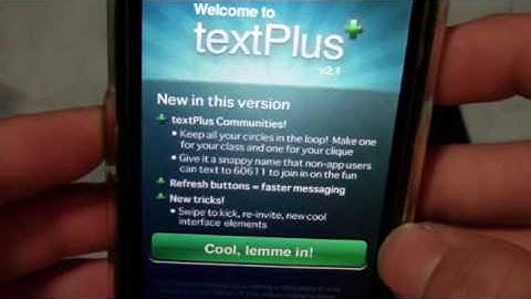 Text on the iPod Touch/iPhone for free using a FREE app.