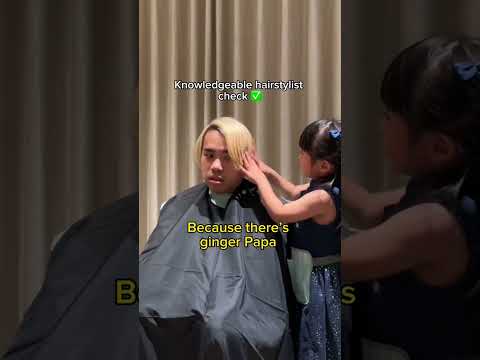 My daughter tries