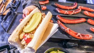 Big Sausages from Poland Tasted in Brick Lane, London Street Food
