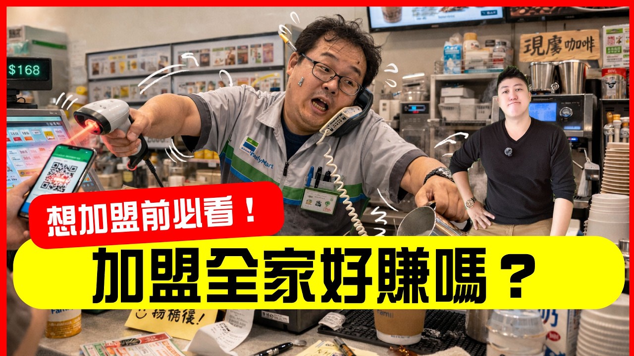 加盟全家好賺嗎⁉️ 想加盟便利商店前必看🔥  #商業