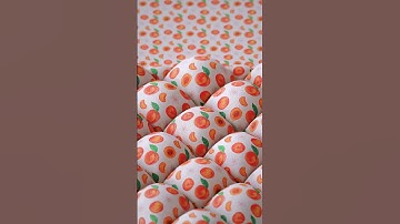 Cloth Inflation Animation  - Peach Texture 🍑 #blender #animation  #3danimation #3dart