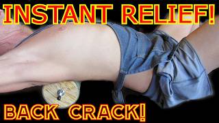 Best Roller for Back Pain Relief!  Making One and Cracking My Back!