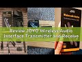 Review JOYO Wireless Audio Interface Transmitter and Receiver for Live Streaming Amplifier 3.5mm Ste