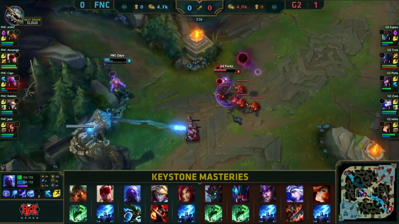 INSANE Caps outplay on Ryze vs Perkz on Syndra