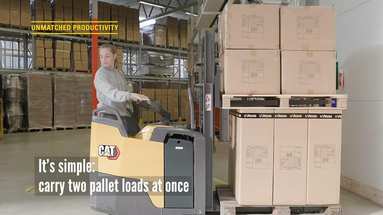 Cat Lift Trucks double pallet handler from Impact