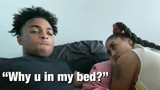 WHAT IS SHE DOING? MY EX SNUCK IN THE ROOM & DID THIS...