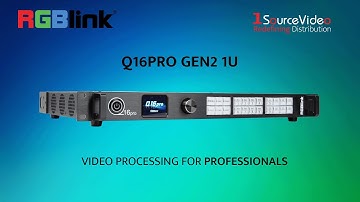Elevate Your Production with the RGBlink Q16pro Gen2 1U!