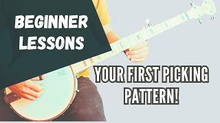Beginner Banjo Lesson 1/20: The Alternating Thumb Roll