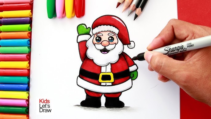 Aprende a dibujar y pintar a PAPÁ NOEL fácil | How to Draw a Cute Santa Claus (Version 2018) - YouTube aprende-a-dibujar-y-pintar-a-pap-noel-f-cil-how-to-draw-a-cute-santa-claus-version-2018-youtube