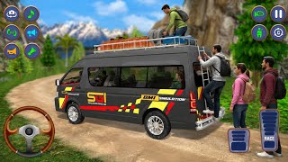 Passenger Pickup & Drop Van Game | toyota Van Driving Simulator | Car game