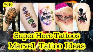 Super Hero Tattoo Ideas | Marvel | Dc | Avengers | Tattoo Ideas | Tattoo Culture Art Studio