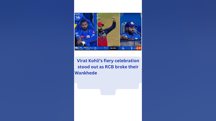 Virat Kohli’s Fiery Celebration After RCB Beats MI | Rohit & Hardik’s Reactions Go Viral! #rcb