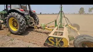 Laser land leveling is a precision land-shaping technique