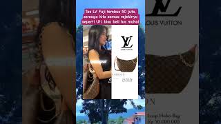 Tas LV Fuji tembus 50 juta, semoga kita semua rejekinya seperti Uti, bisa beli tas mahal #fujian