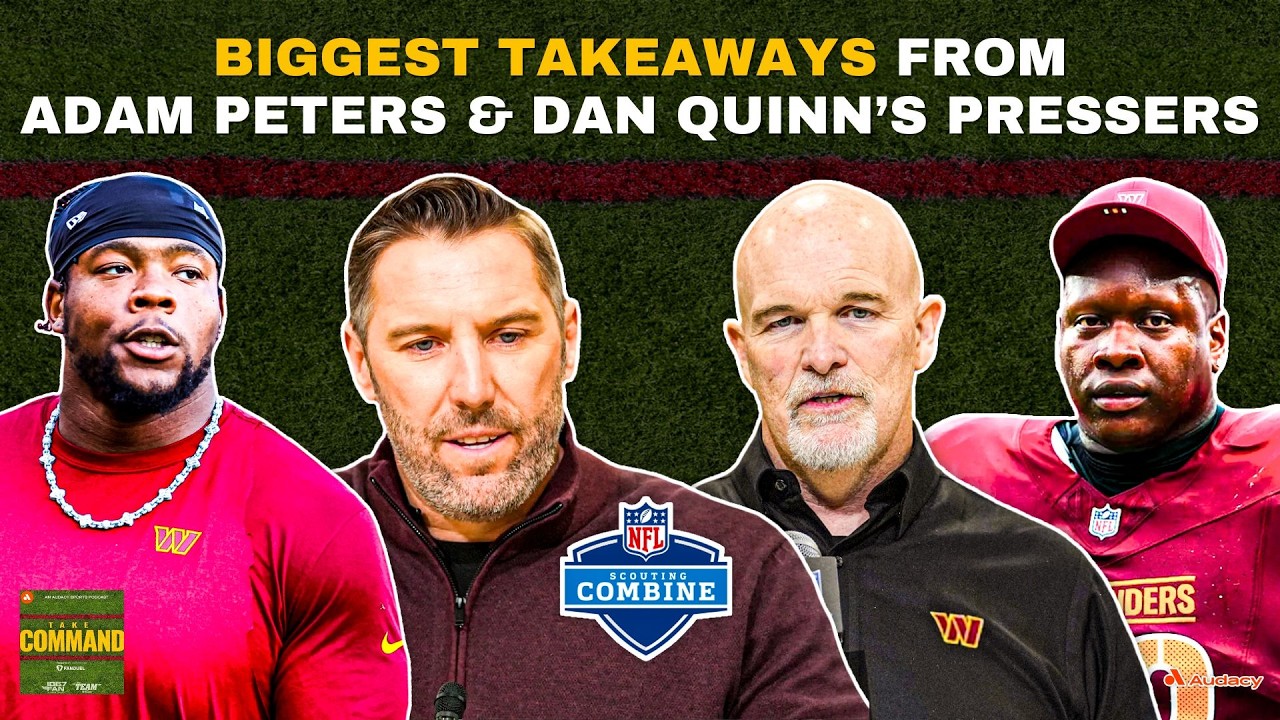 Adam Peters & Dan Quinn Presser Takeaways: Laremy Tunsil & Daron Payne Here To Stay | Take Command