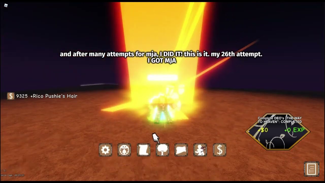 [YBA] I FINALLY GOT MJA... (26 ATTEMPTS) -link endurr - YouTube