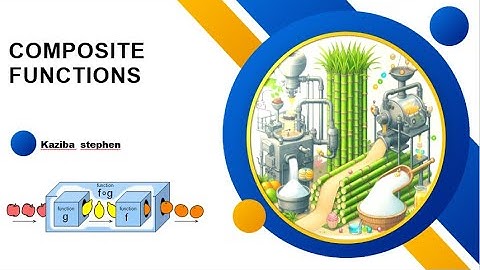 S.4 MATHEMATICS LESSON ONE: COMPOSITE FUNCTIONS   08TH JANUARY 2024