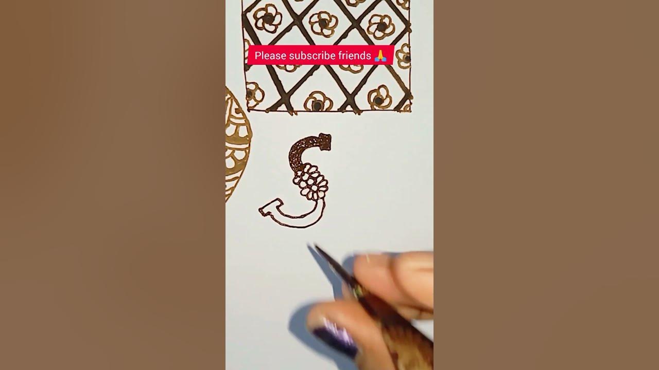 s-name-tattoo-art-short-viral-youtube
