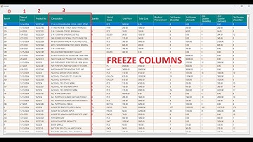 How to Freeze Columns in Datagridview | VB.Net Tutorials