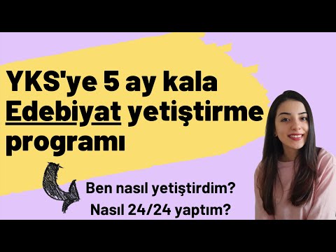 5 AYDA EDEBİYAT YETİŞİR Mİ? Örnek Ders Çalışma Programı, Sıfırdan Başlayanlara