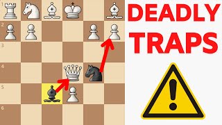 WIN in 8 Moves Against the Vienna Gambit | TRAPS for Black
