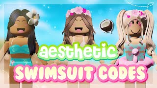 aesthetic swimsuit codes for bloxburg || roblox 