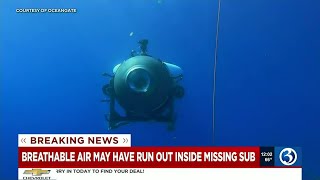 Search for missing submersible becomes even more urgent