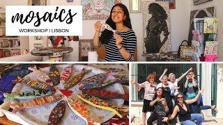 INTERESTING thing to do in LISBON Portugal : MOSAICS Workshop! 🇵🇹