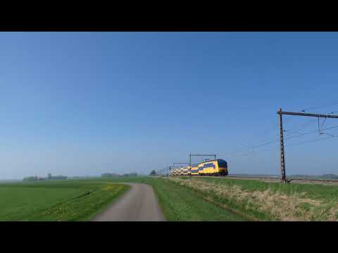 4K | NSR DDZ 7631 komt door Nijeholtwolde als intercity naar Rotterdam Centraal!