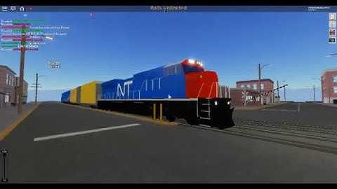 ROBLOX Rails Unlimited REMASTERED GT Potato Train stops at Grande Central