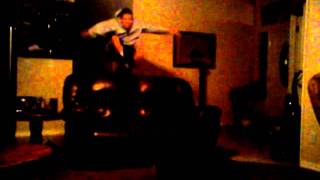 Jump over couch fail