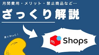 【メルカリ】新サービス登場！メルカリShopsの概要、特徴、注意点を、ざっくり解説します！