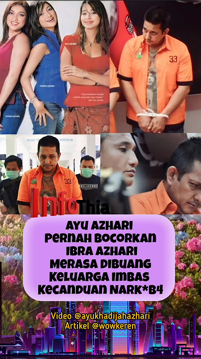 tanggapan ayu Azhari terkait ditangkapnya sang adik Ibra Azhari karena kasus nark*ba lagi