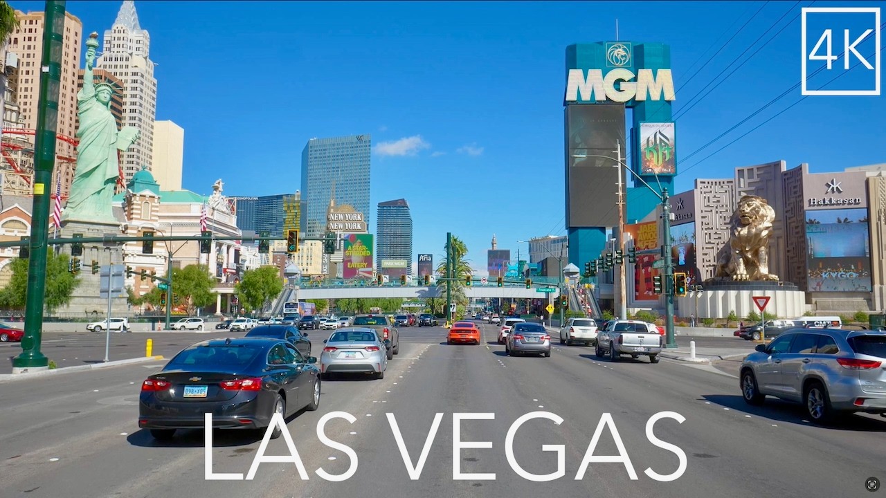Sin City Drive 4K - Las Vegas Nevada Driving Tour